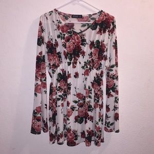 Come Together California Floral Tunic